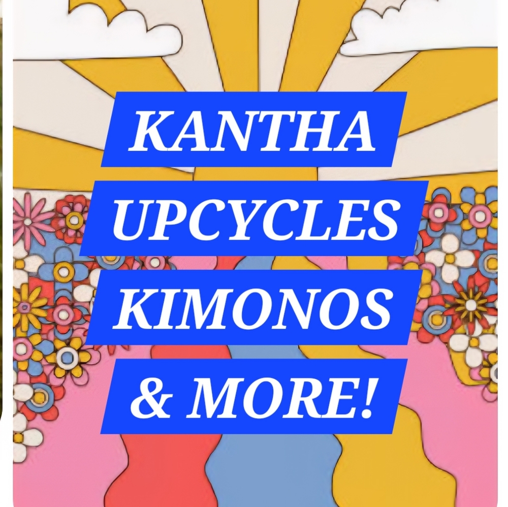 Unlisted Boho Upcyled Kantha!